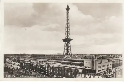 Berlin Funkturm und Funkhaus ngl B5301