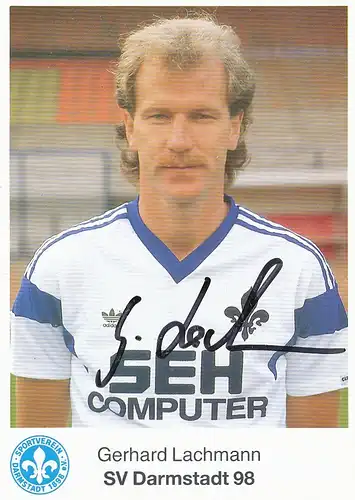 Fußball: SV Darmstadt Gerhard Lachmann Werbek. 112.072