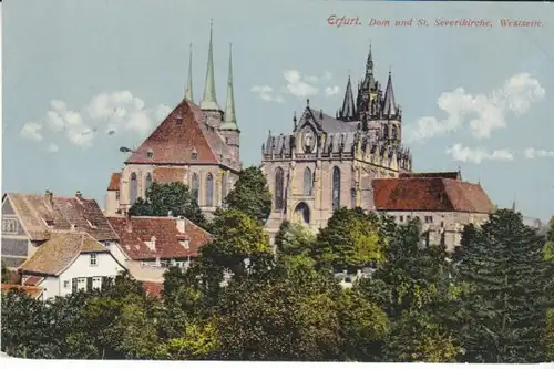 Erfurt Dom u.Severikirche gl~1910? B6641