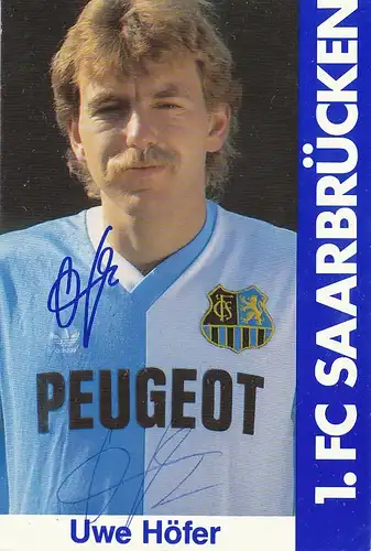 Fußball: 1.FC Saarbrücken Uwe Höfer 112.629