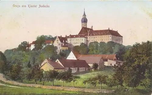 Kloster Andechs Totalansicht gl1907 120.270