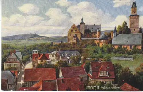 Cronberg/Ts. Partie am Schloss ngl B5853