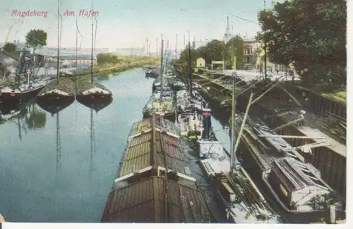 Magdeburg Am Hafen gl1911 95.610