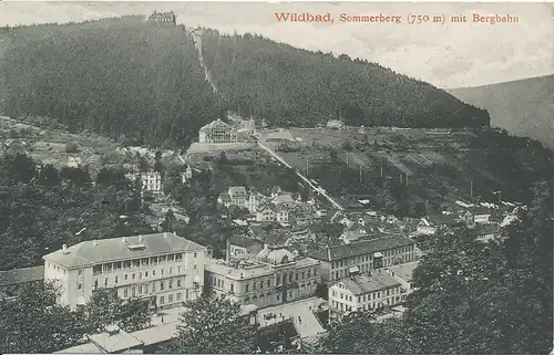 Bad Wildbad mit Sommerberg und Bergbahn ngl 133.660