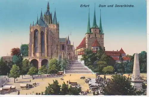 Erfurt Dom und Severikirche gl1935 92.527