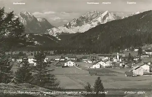 Wallgau Wettersteingebirge mit Zugspitze ngl 119.927