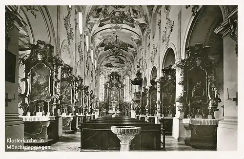 Mönchsdeggingen Innenansicht Klosterkirche ngl 122.727