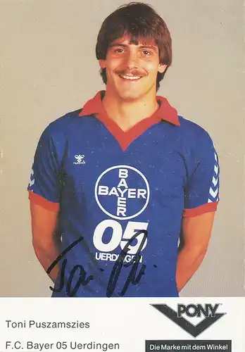 Fußball: Bayer Uerdingen Toni Puszamszies 112.725