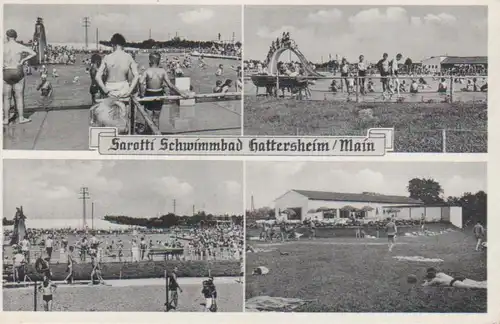 Hattersheim/Main Sarotti-Schwimmbad gl1962 95.269