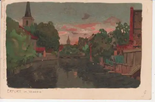 Erfurt Partie im Venedig gl1916 92.559