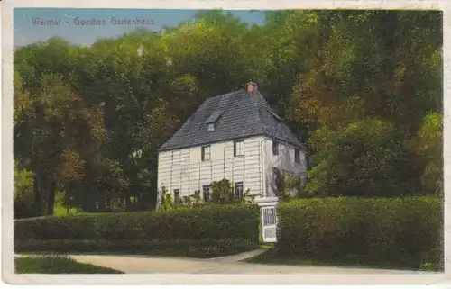 Weimar Goethe Gartenhaus gl1920 B6765