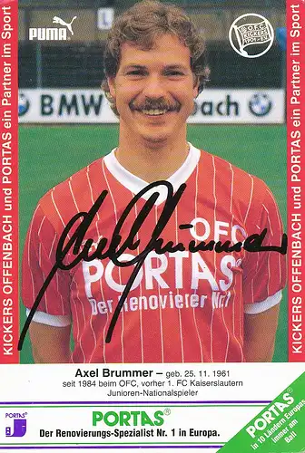 Fußball: Kickers Offenbach Axel Brummer 112.612