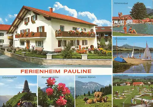 Wertach Ferienheim Pauline u. Teilansichten ngl 123.418