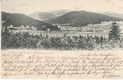 Bad Tabarz in Thüringen Gesamtansicht gl1899 B6786