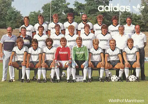 Fußball: SV Waldhof Mannheim Mannschaft 1983 112.461