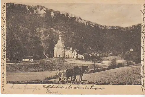Wallfahrtskirche Ave.Maria bei Deggingen gl1925 C0851