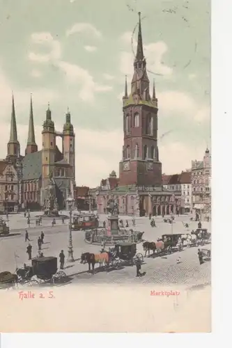 Halle/Saale Marktplatz gl1905 95.751