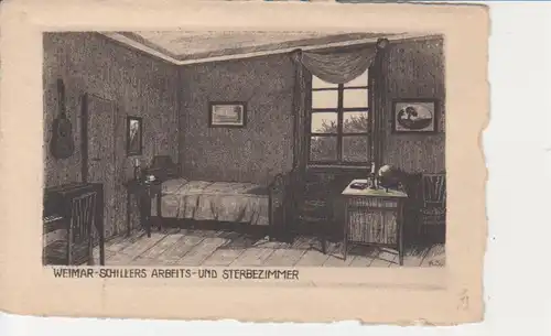 Weimar Schillers Arbeits-u. Sterbezimmer ngl 92.735