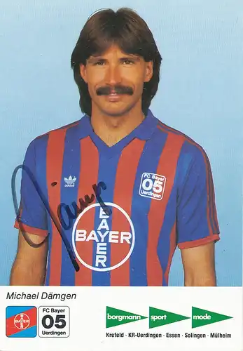 Fußball: Bayer Uerdingen Michael Dämgen 112.727