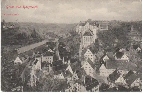 Gruss aus Haigerloch mit Missionshaus gl~1910? B5433