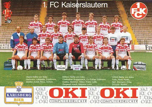 Fußball: 1.FC Kaiserslautern Mannschaft 112.308
