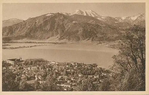 Tegernsee Panorama mit Hirschberg ngl 119.375