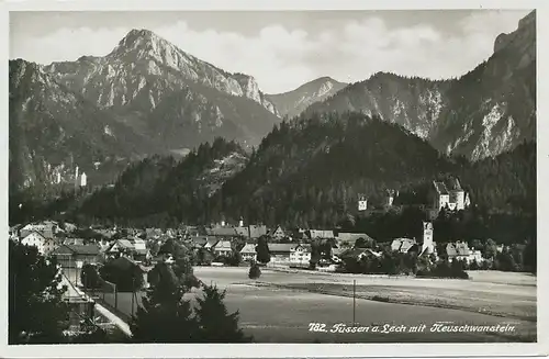 Füssen Panorama mit Neuschwanstein ngl 123.326