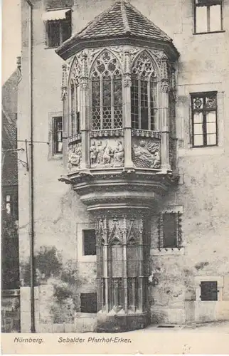 Nürnberg Sebalder-Pfarrhof-Erker gl1908 B5353