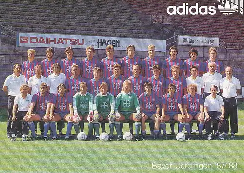 Fußball: Bayer Uerdingen Mannschaft 1987/88 112.710
