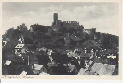 Königstein i.T. Blick zur Burgruine ngl 95.283