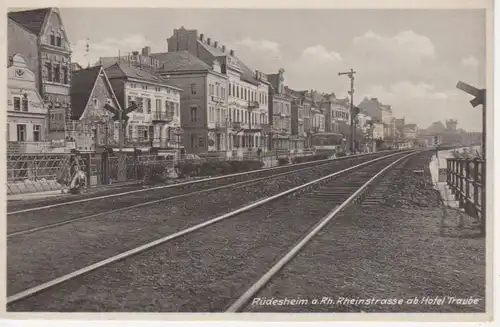 Rüdesheim Rheinstraße ab Hotel Traube gl1943 95.212