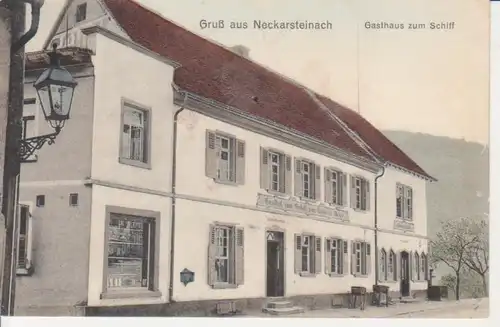 Neckarsteinach Gasthaus zum Schiff gl1914 93.028