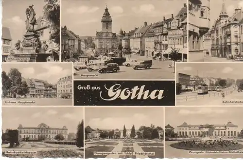 Gruß aus Gotha Mehrbildkarte gl1963 B6204