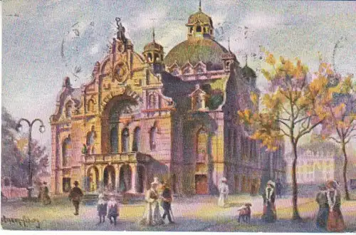 Nürnberg Stadt-Theater Künstlerkarte gl1917 B7333