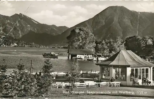 Bad Wiessee Seepromenade mit Wallberg gl1967 119.451