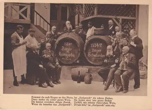 Bingen a.R. 1934er Weinprobe Stolpereck ngl 94.851