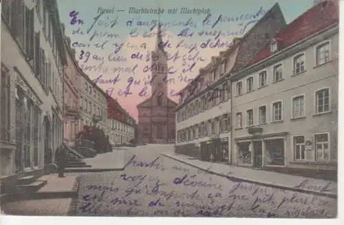 Kusel Marktstraße mit Marktplatz ngl 92.881