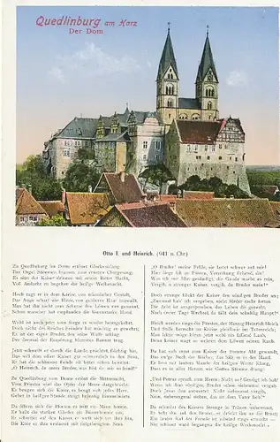 Quedlinburg Dom Otto I. / Heinrich bahnpgl1936 125.129
