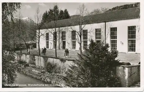 Bad Wiessee Wandelhalle mit Hirschberg gl1955 119.443