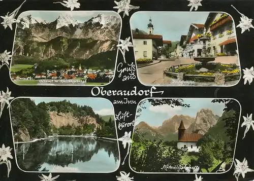 Oberaudorf Teilansichten Panorama gl1971 119.614