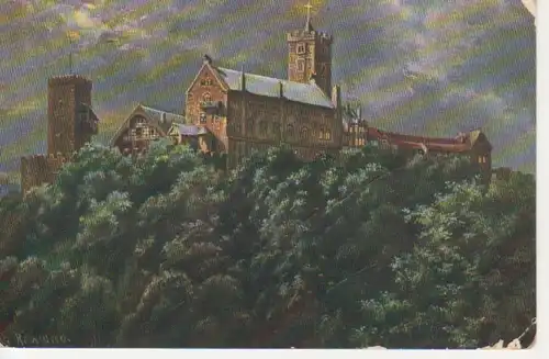 Eisenach Die Wartburg im Mondschein gl1907 96.129