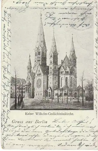 Berlin Kaiser Wilhelm-Gedächtnis-Kirche gl1902 B5248