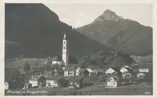 Pfronten mit Sorgschrofen bahnpgl1931 123.611