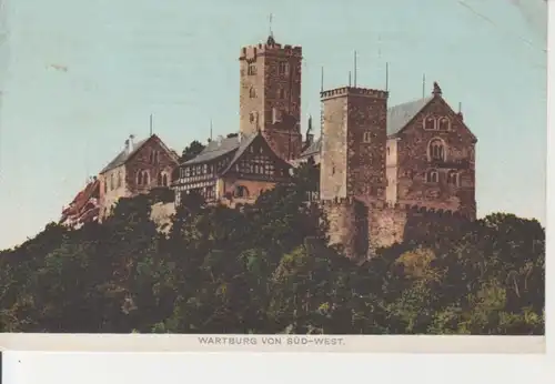 Eisenach Die Wartburg von Süd-West gl1918 96.146