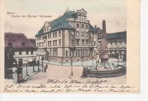 Mainz Neubau der Mainzer Volksbank gl1904 94.589