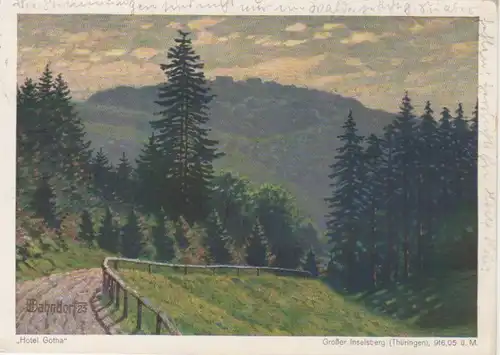 Großer Inselsberg in Thüringen gl1934 96.196