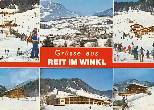 Reit im Winkl Teilansichten Wintersport ngl 119.716