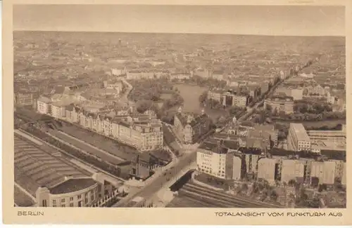 Berlin Totale vom Funkturm aus ngl B5297