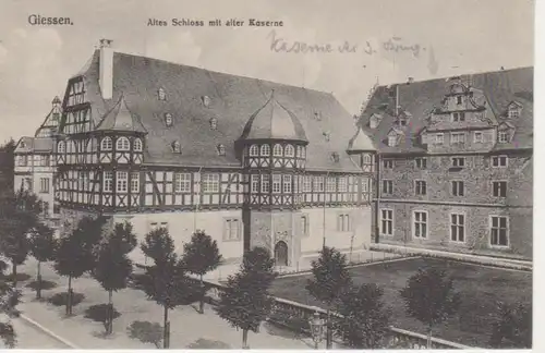 Gießen Altes Schloss mit alter Kaserne ngl 95.339