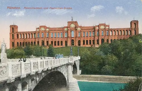 München Maximilianeum und Brücke ngl 123.938